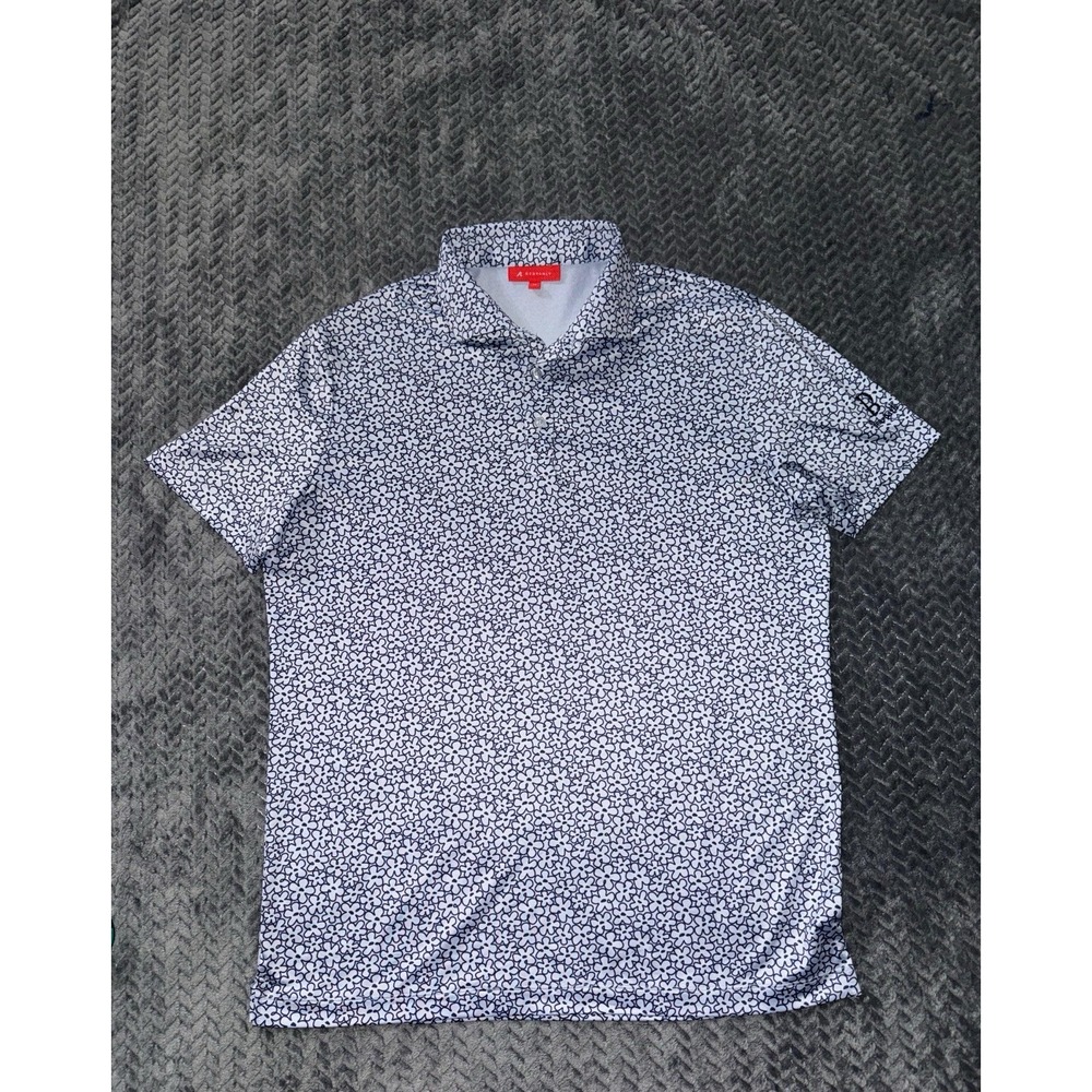 Redvanly Brewer Golf Polo Shirt Floral Men's Size Medium